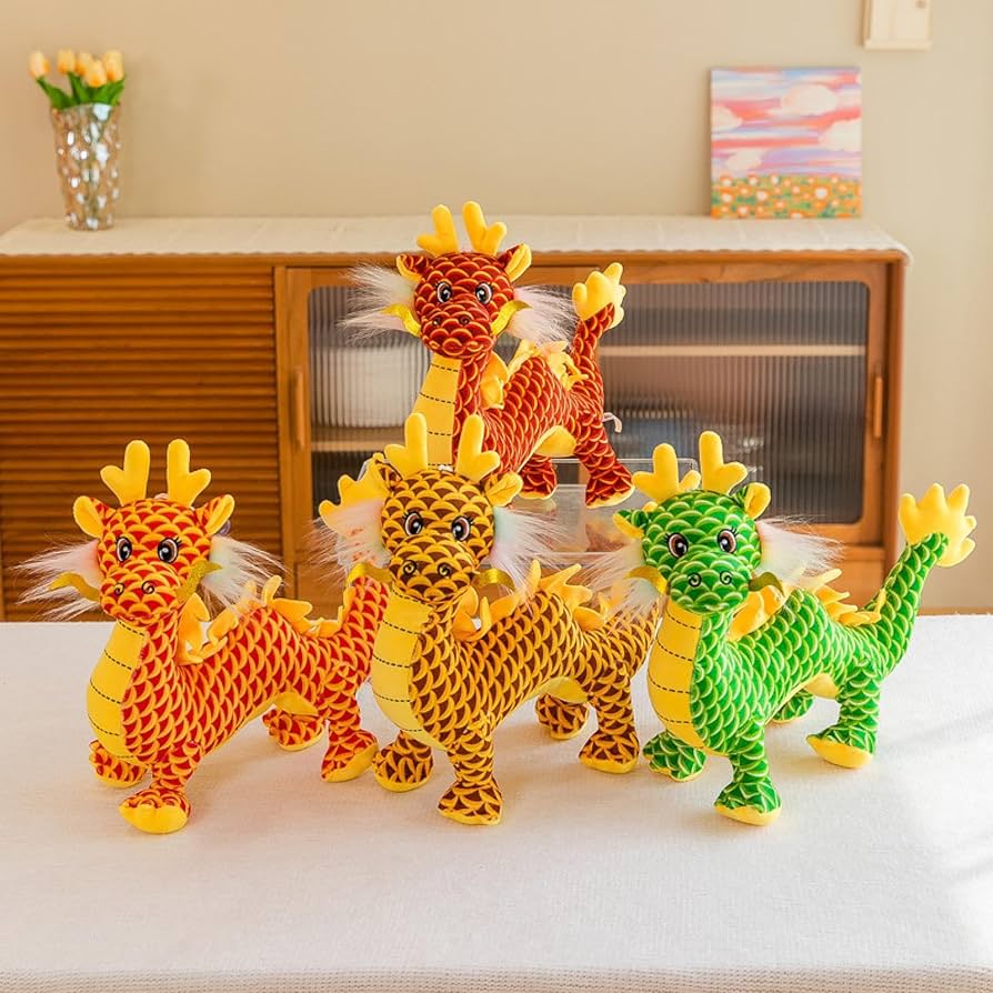 Amazon.co.jp: ドラゴン ぬいぐるみ りゅう 龍ぬいぐるみ