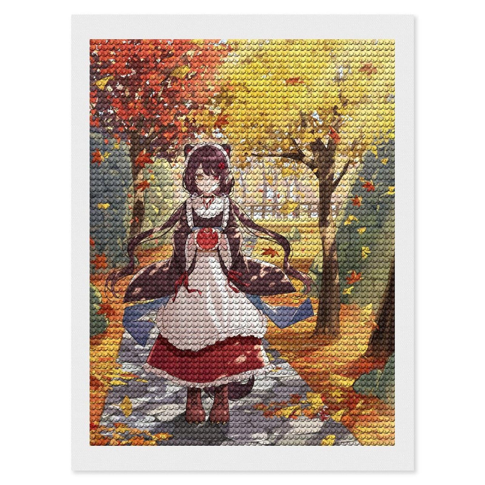 【1点丸ビーズ】qingmeixiyuan8　ダイヤモンドアート　オーダー ダイヤモンドアートの購入なら専門店のダイヤモンドアートANにお