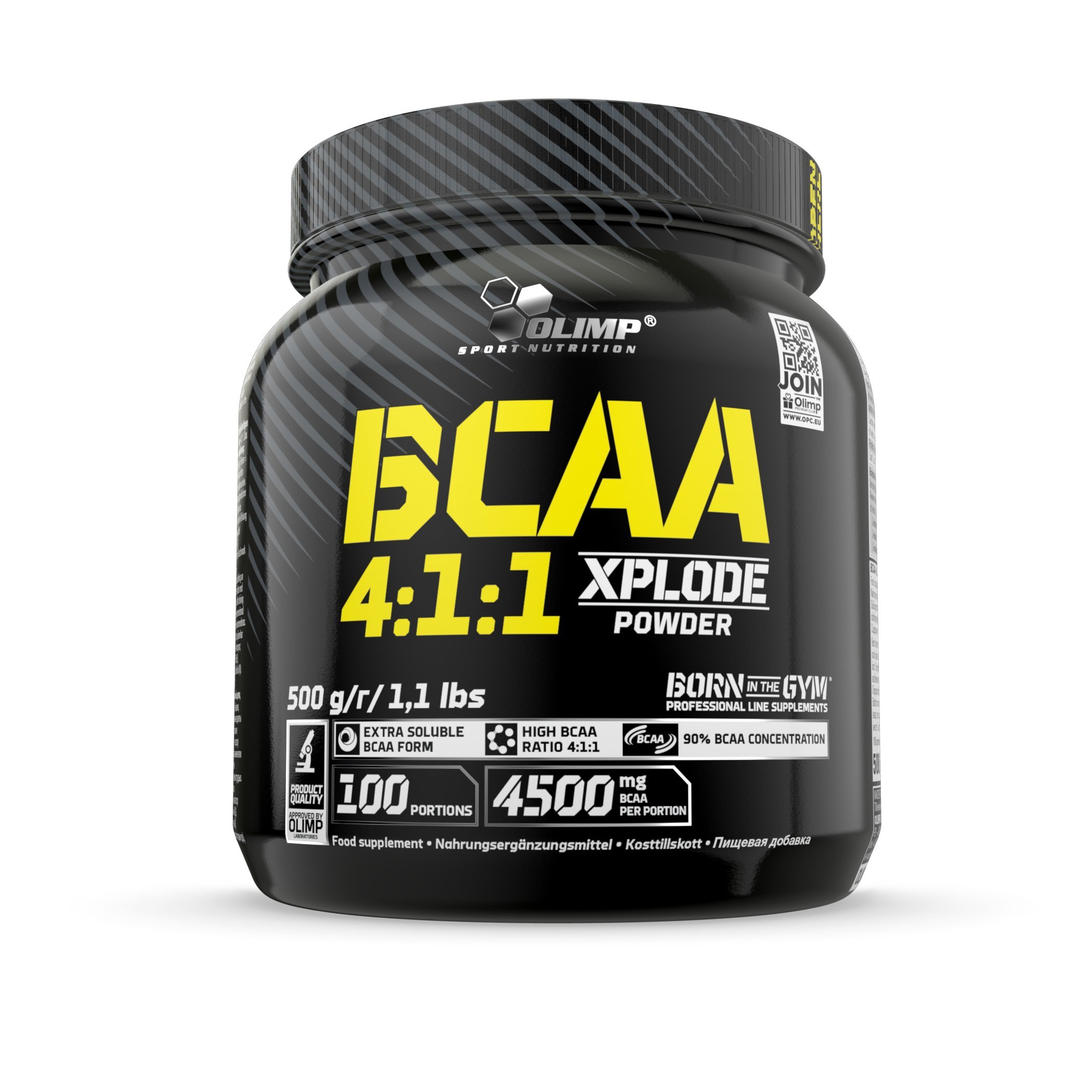 Olimp Labs BCAA 4:1:1 Xplode Powder, Fruit Punch Flavour, 500 g