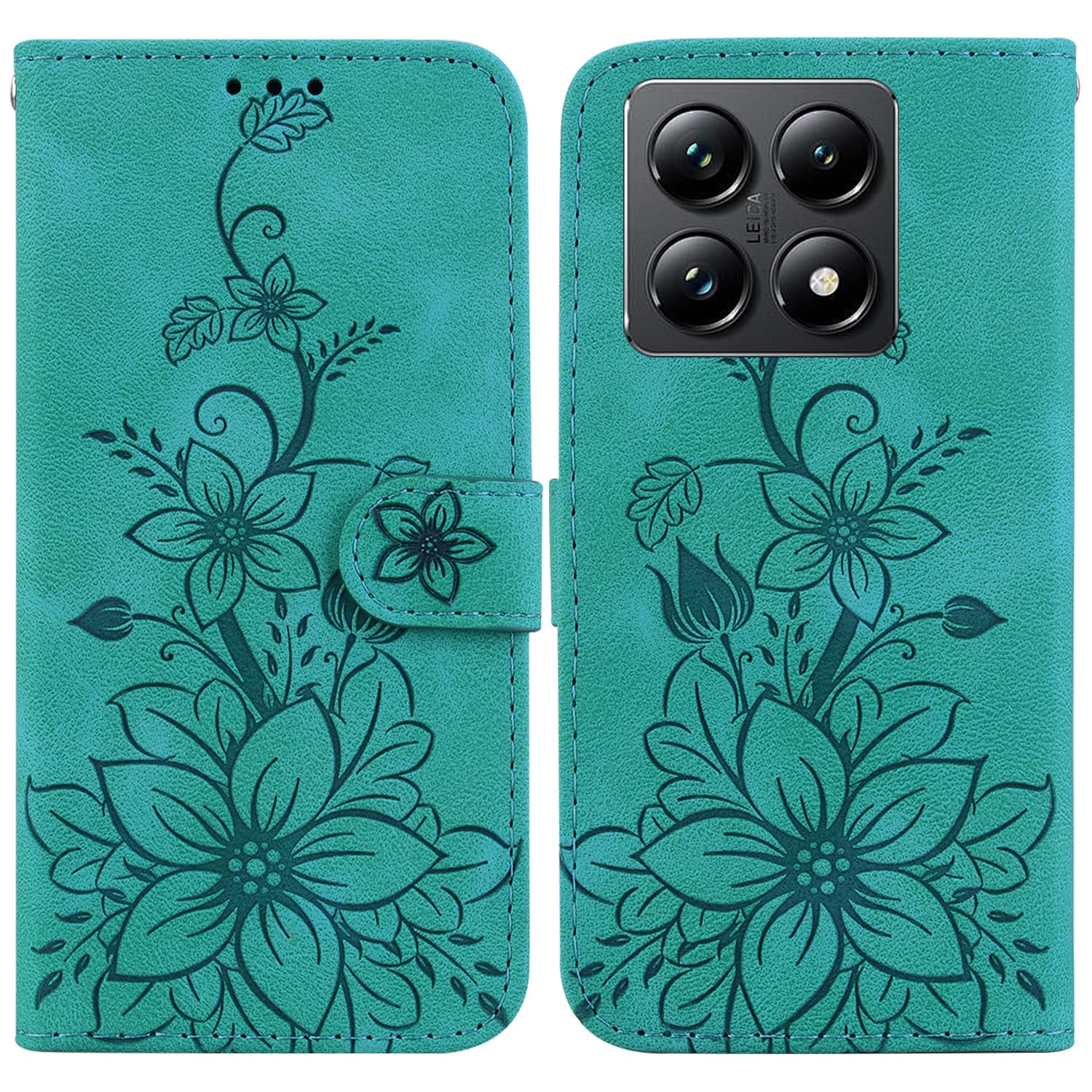 Rosbtib Case for Xiaomi 14T Pro Case PU Leather with Card Slot Stand Function Magnetic Flip Case for Xiaomi 14T Pro 6.67 inch 2024 - Image 2