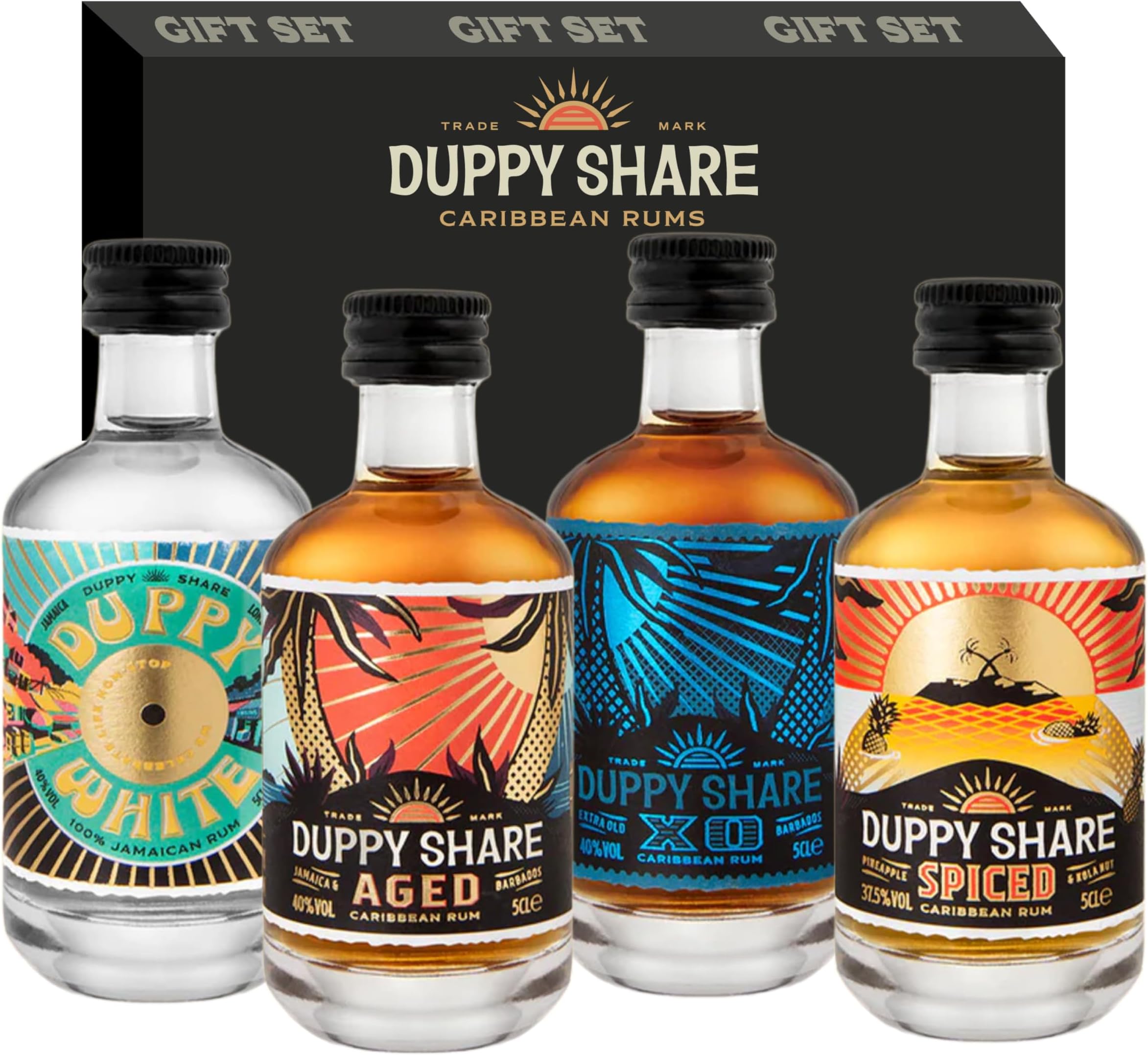 Rum Gift Set, 4 x 5cl