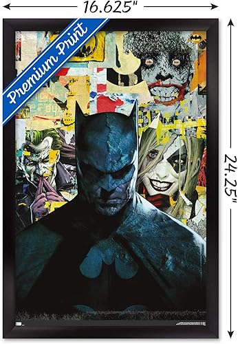 Miniatura 13 de Trends International DC Comics Batman - Póster de pared, 34 pulgadas de largo x 22.4 pulgadas, versión enmarcada en negro Versión con marco negro