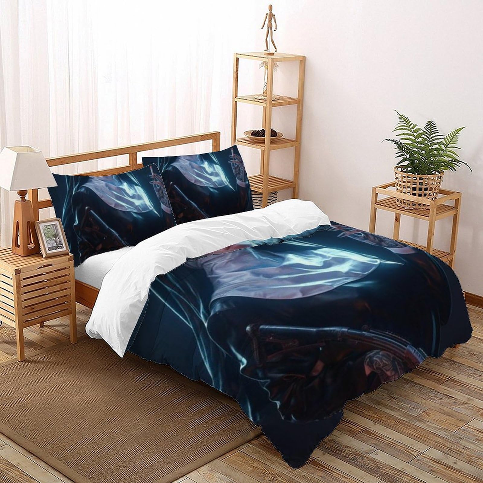 Housse de couette Les Saints 3D Justice pour lit double 200x200cm