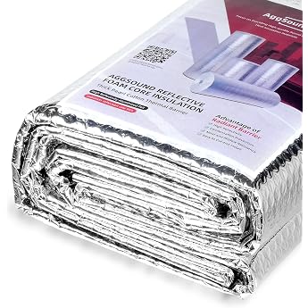 3mm Reflective Single Layer Bubble Insulation 24   5ft Double Sided Aluminum Foil Insulation Suitable for All Seasons Windows Garage Doors Roofs etc.