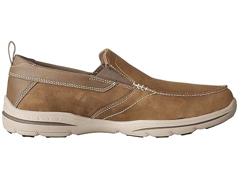 Mens leather skechers loafers Clearance