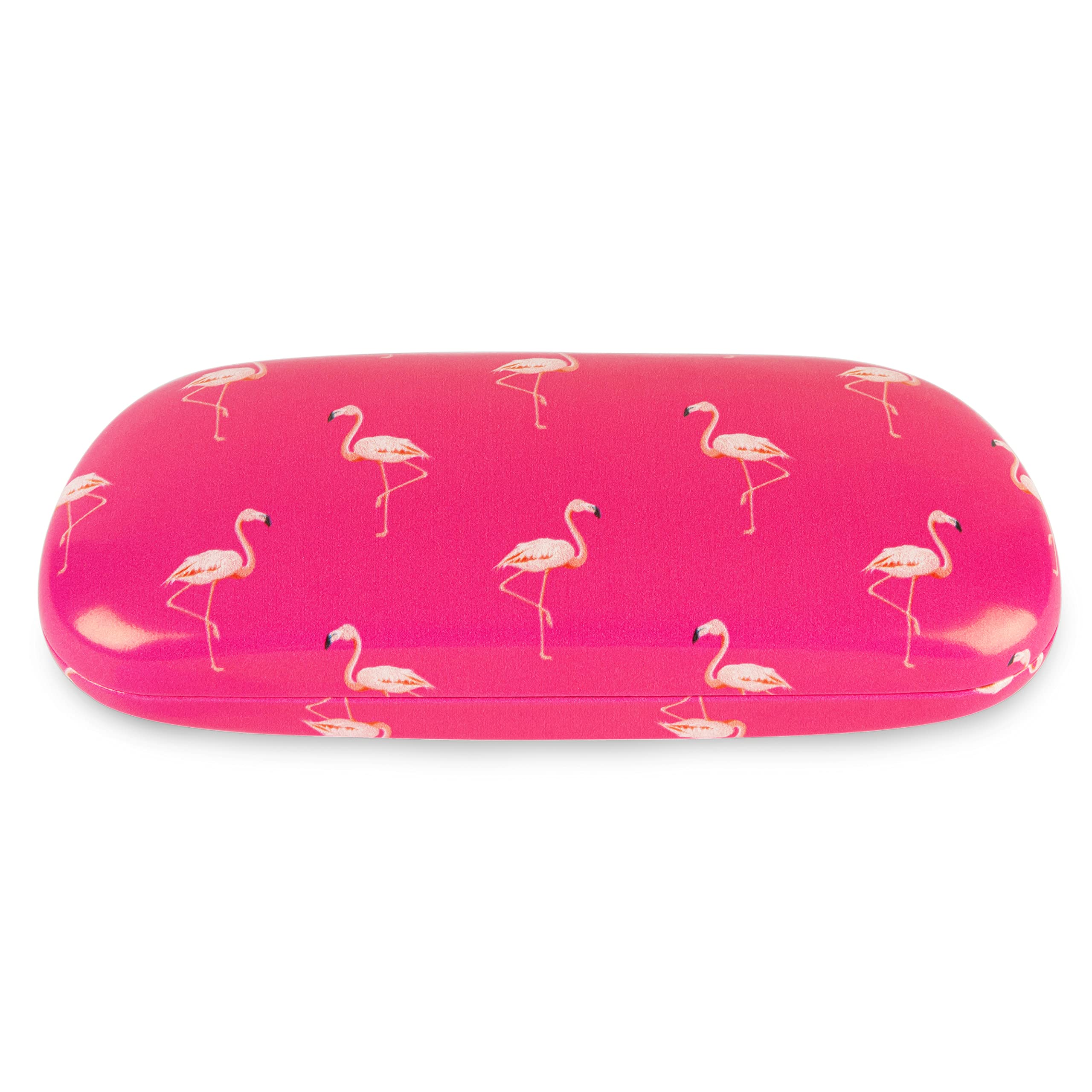 LAGO TERRA Pink Flamingo Hard Shell Glasses / Sunglasses Case