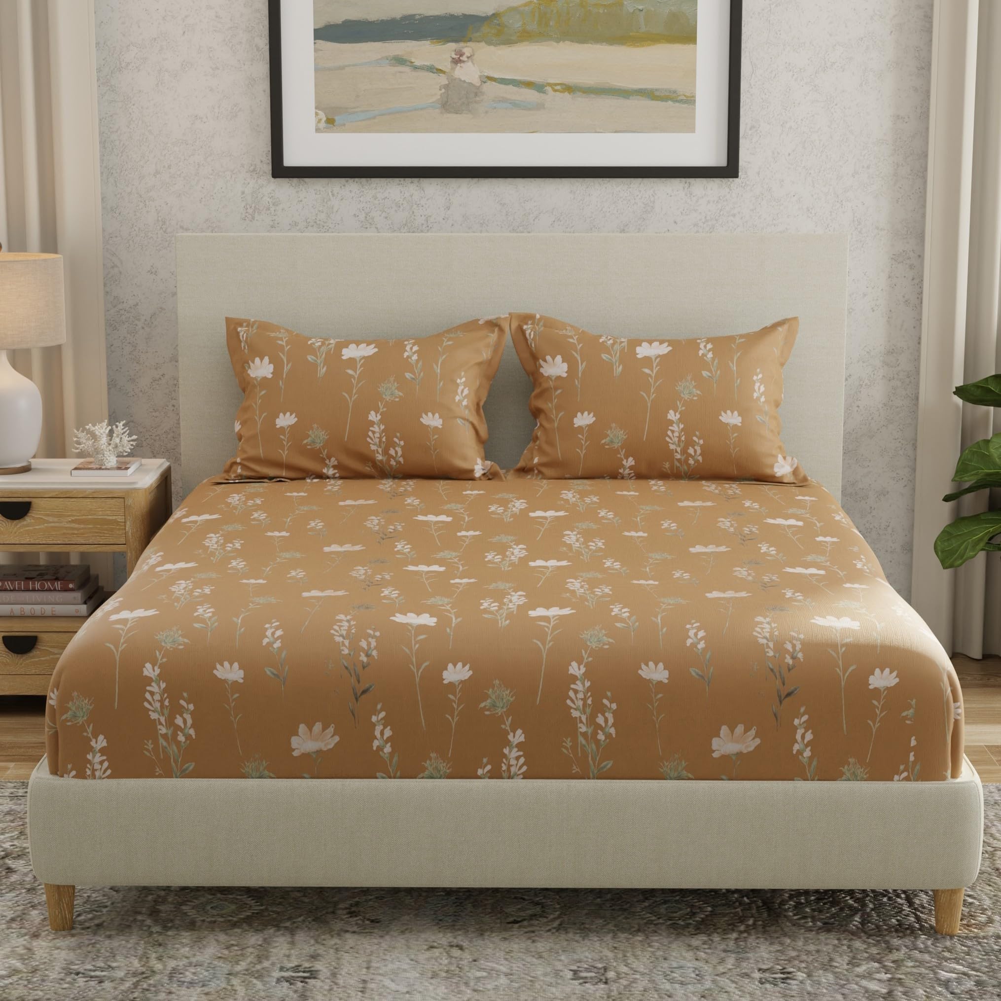HUESLAND Cotton Bed Sheet Set - King Size -18 HUESLAND Cotton Bed Sheet Set - King Size -18