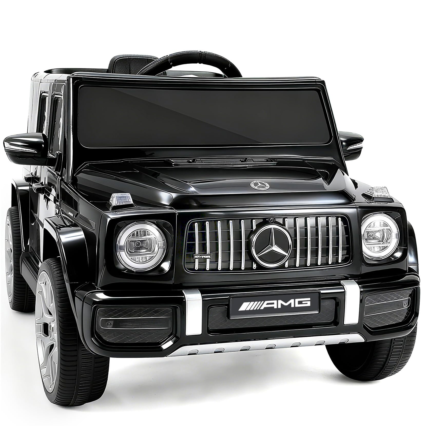 Mercedes-Benz AMG G63 Ride On Car Toy for Kids w/Parent Control White