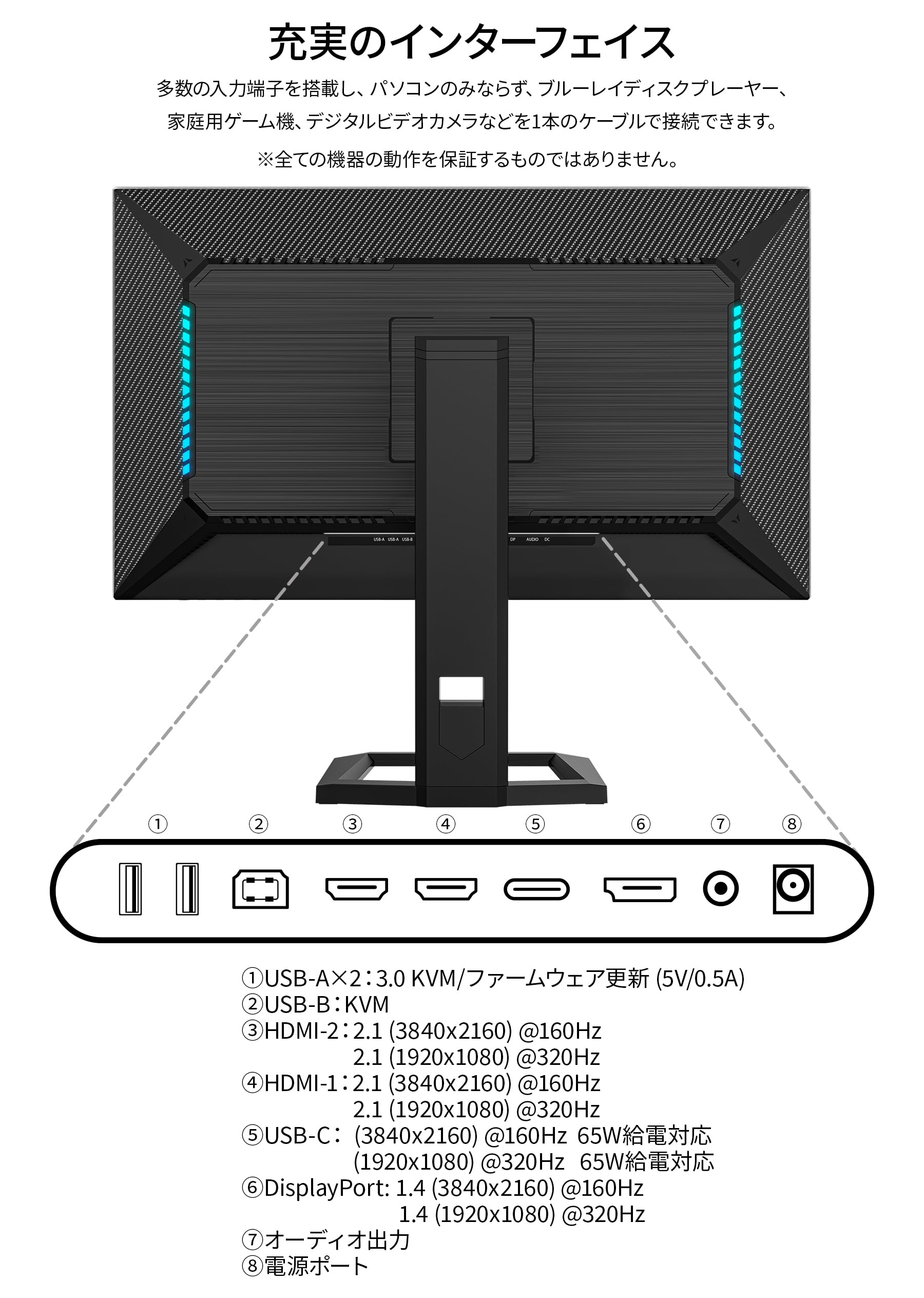 Amazon.co.jp: JAPANNEXT 27インチ IPSパネル搭載 Mini LEDバック