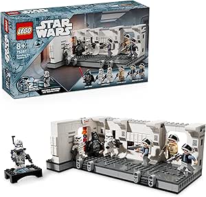 LEGO Star Wars 75387 Abordaje de la Tantive IV - Juguete de Construcción Interactivo - Función de Explosión y 7 Minifiguras Inc. Darth Vader y Soldado ARC Cincos - Regalo para Niños de 8+ Años y Fans