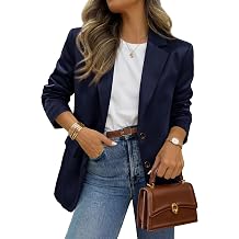 BTFBM Satin Long Sleeve Blazers for Women 2026