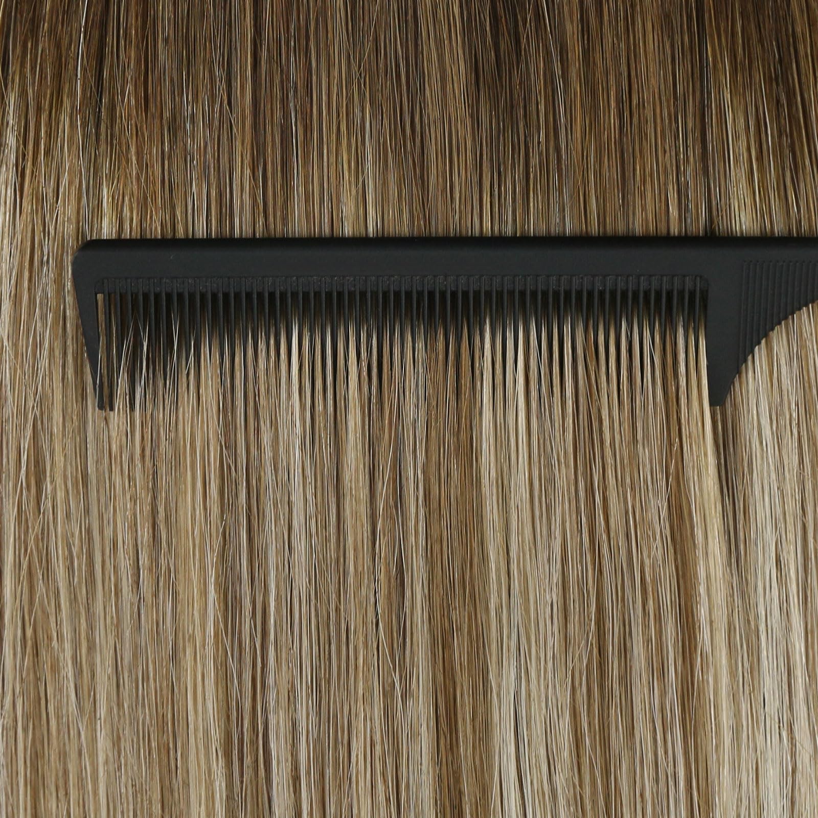 Ugeat Przedłużanie Włosów Taśma, Włosy Ludzkie, Balayage Brąz z Jasnym Blondem, 40 cm 20 sztuk 50g, Przedłużanie Włosów Tape in, Średniego Brązu, Remy Naturalne Proste