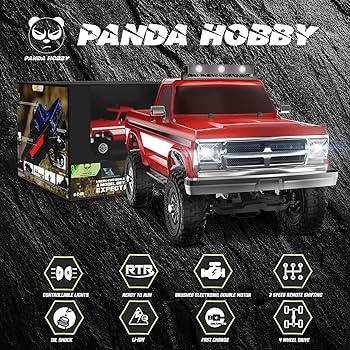 Amazon.com: PANDA HOBBY RC Crawler 1/18 RC Rock Crawler 4x4,4WD