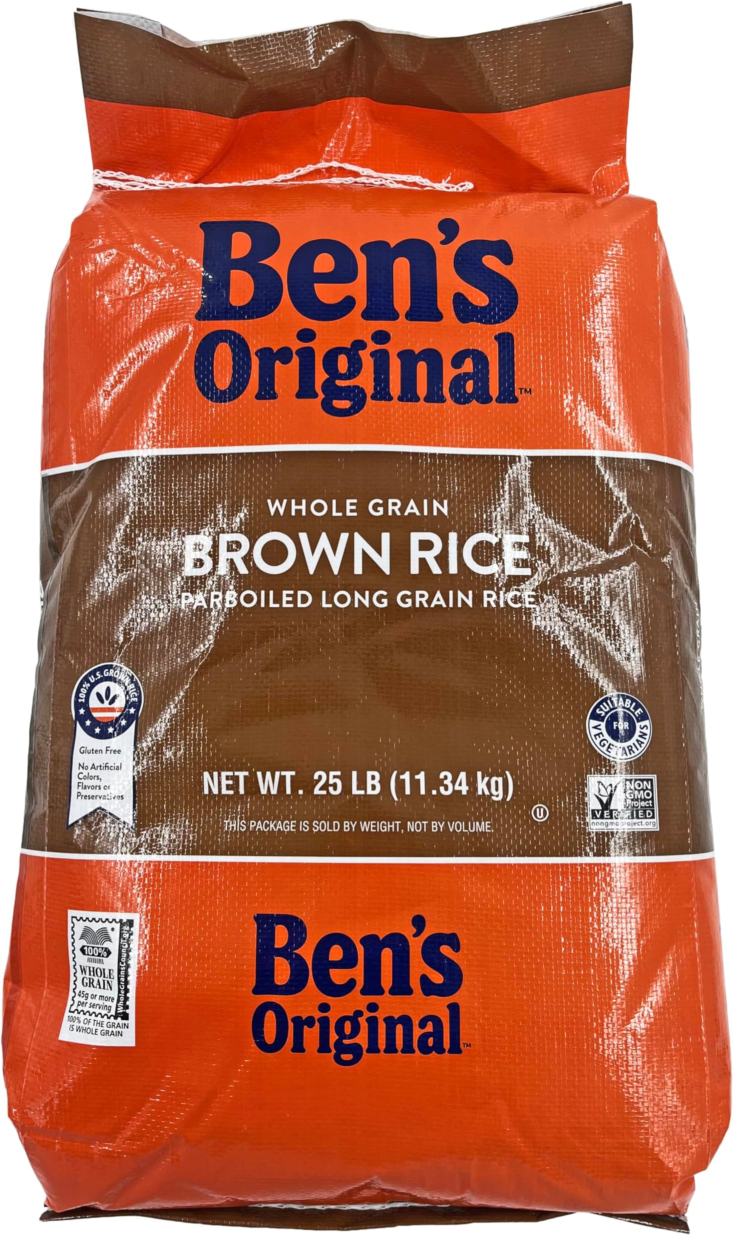 Whole Grain Brown Rice, 25 Pound