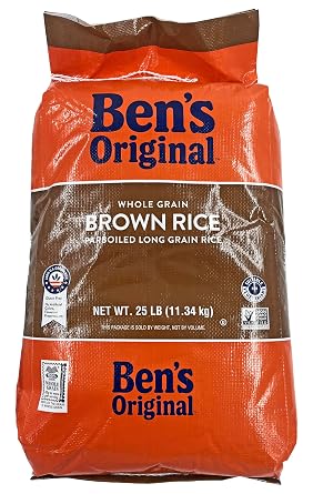 UNCLE BENS Whole Grain Brown Rice, 25 Pound