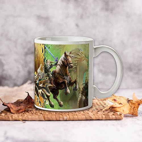 Miniatura 10 de Pyramid America - Zelda - Taza Majora's Mask Moon - Taza de cerámica única de 11 oz para bebedores de café, cacao y té - Resistente a las virutas e