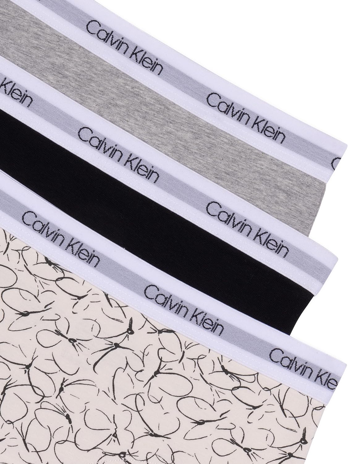 Calvin Klein Kids Girls' Modern Cotton Hipster Underwear 3-Pack - Image 3