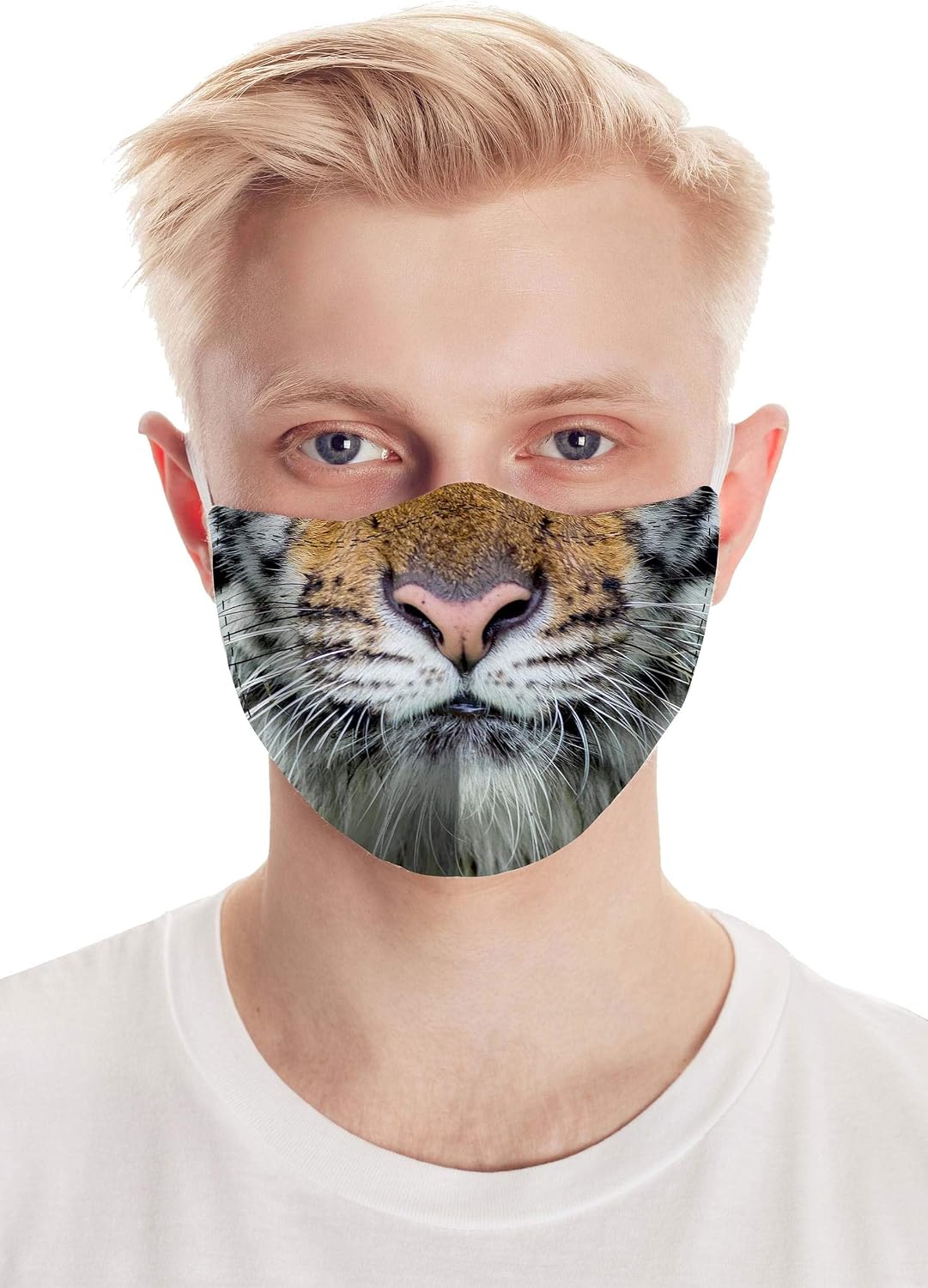 Faux Real unisex-adult Photo-realistic Face Mask