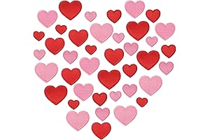 Charming Heart Patches for Valentine Expressions