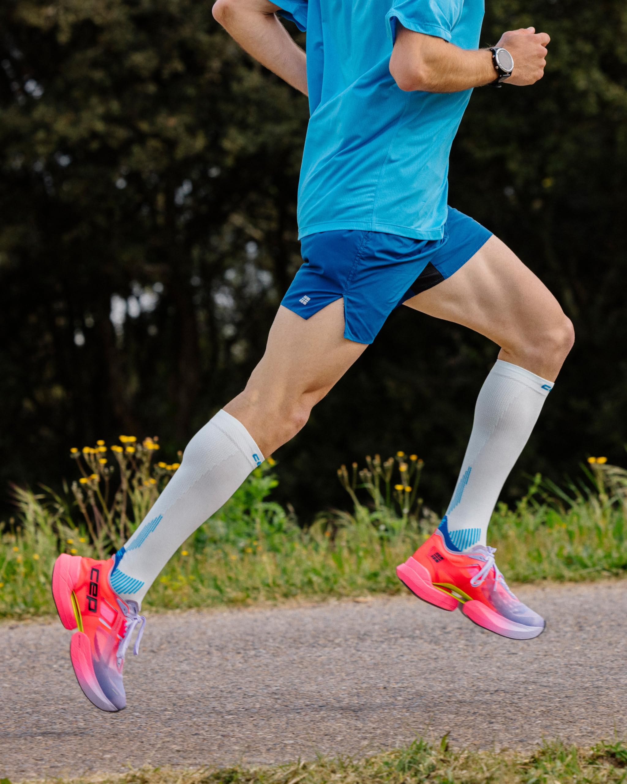 CEP RUN 5.0 TALL LAUFSOCKEN HERREN – Atmungsaktive Kompressionssocken Herren für Training & Lauf – Leistungsstarke leichte Sportsocken