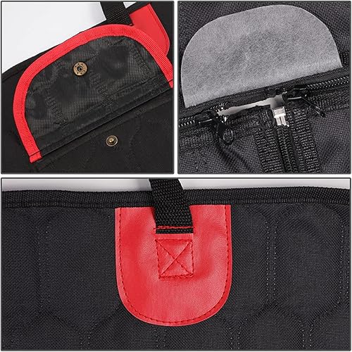 Miniatura 8 de DNA Motoring Funda de asiento de coche para perro, funda para asiento trasero para mascotas, 100% impermeable, a prueba de arañazos, antideslizante,