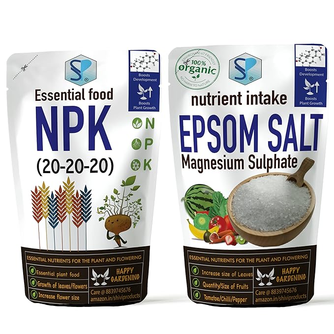 Shiviproducts 600 g NPK Fertilizer and 300 g Epsom Salt