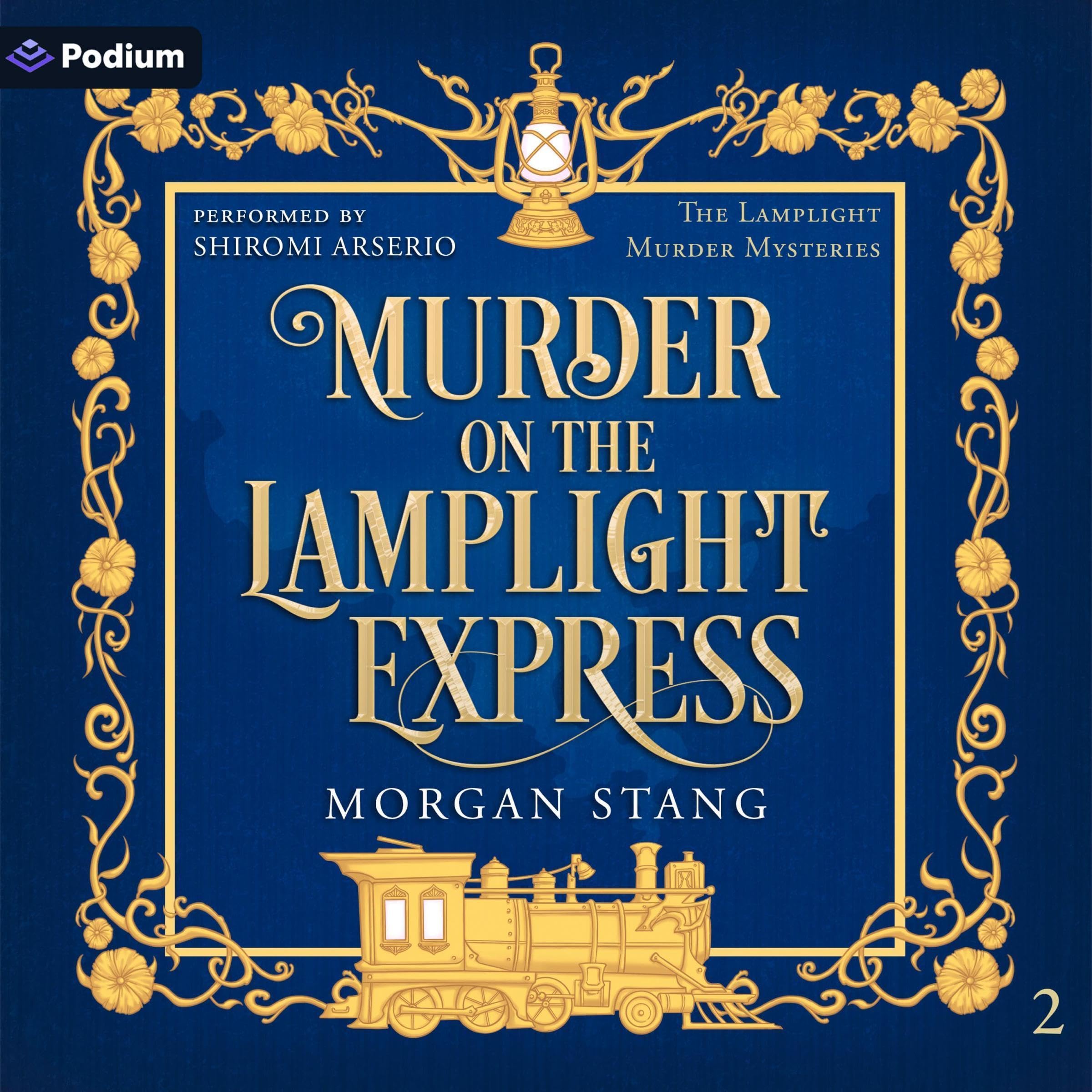 Cover art for Murder on the Lamplight Express