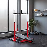 Vista 8 de Soozier Vertical Leg Press Machine, 660LBS Capacity, Leg Strength Training Machine with Adjustable Leg, Back, and Head Positions for Home Gym, 1