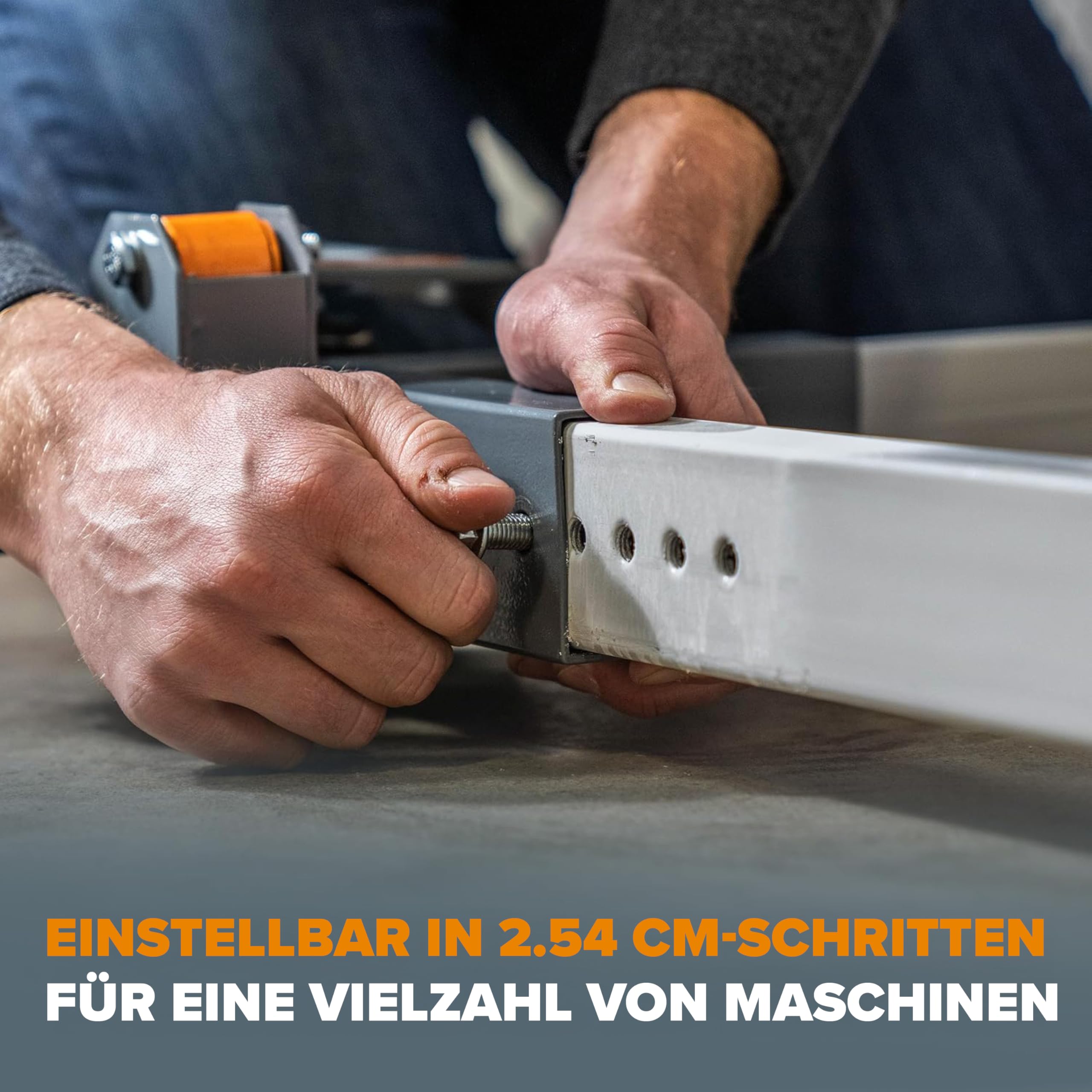 BORA Portamate PM-3500 Fahrbares Rolluntergestell – Universelle Maschinenbasis für Elektrowerkzeuge, 680 kg Tragkraft, Stahl, Kugellager-Räder, Höhenverstellbar
