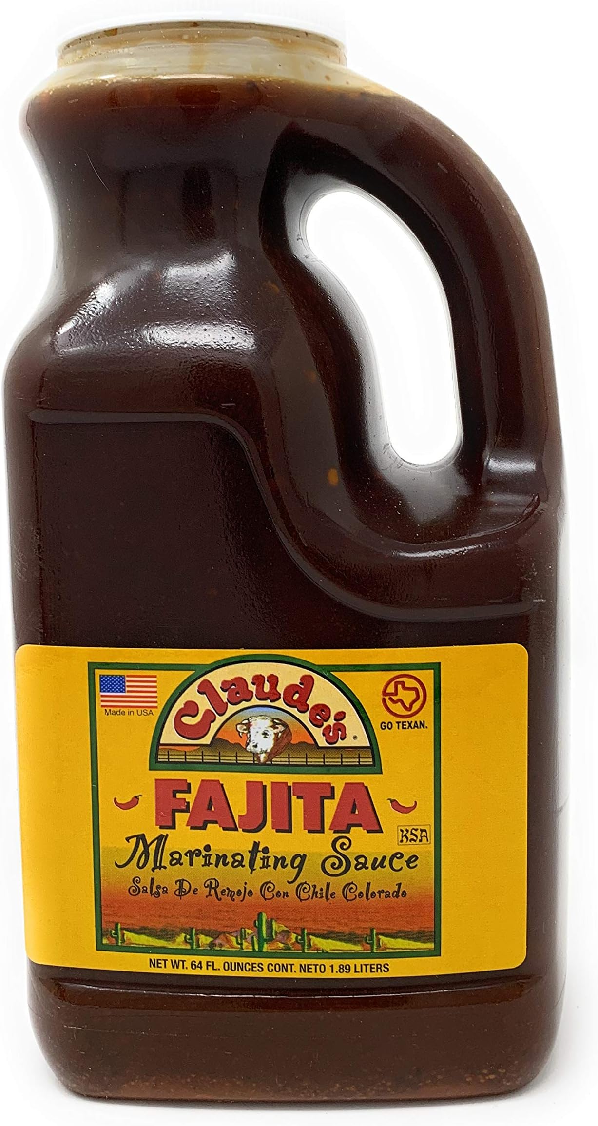 Claudes Fajita Marinating Sauce 64 Ounce Jug Grocery