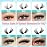 Lash Clusters Wispy Eyelash Clusters D-curly Individual Lashes Extension 420PCS Cluster Lashes 30D+40D+50D+60D+80D+100D Mixed Volume Cluster Eyelash Extensions 10-18MM Lashes Clusters for Beginners