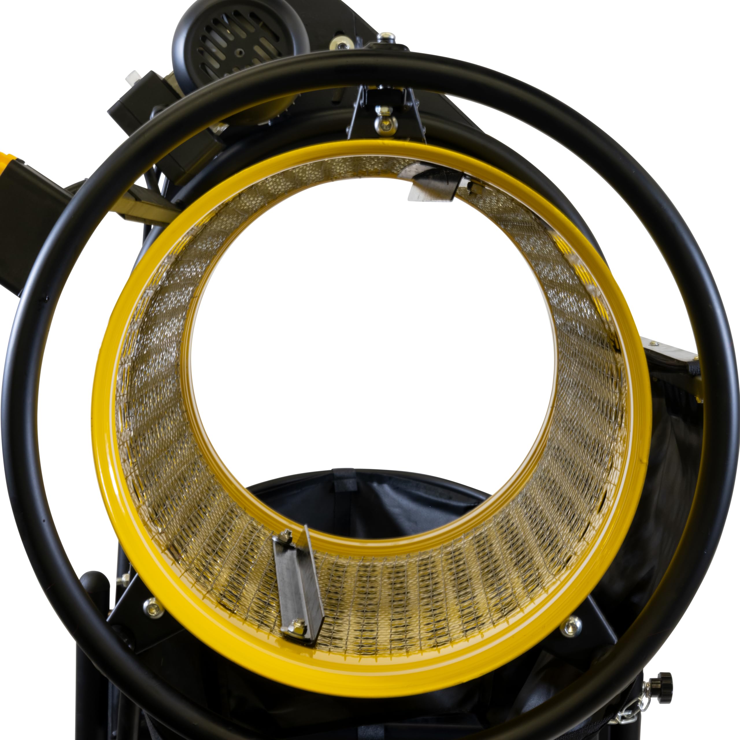 Güde Rollsieb GRS 375, 360 W, Siebtrommel Ø 375 mm, Modell 94414 | Zum Sieben von Kompost, Erde und Sand, Lochung 10 mm oder 20 mm, Neigungswinkel einstellbar, Transporträder, Fangsack