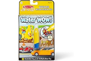 Melissa & Doug On the Go Water Wow! Reusable Water-Reveal Activity Pad - Vehicles