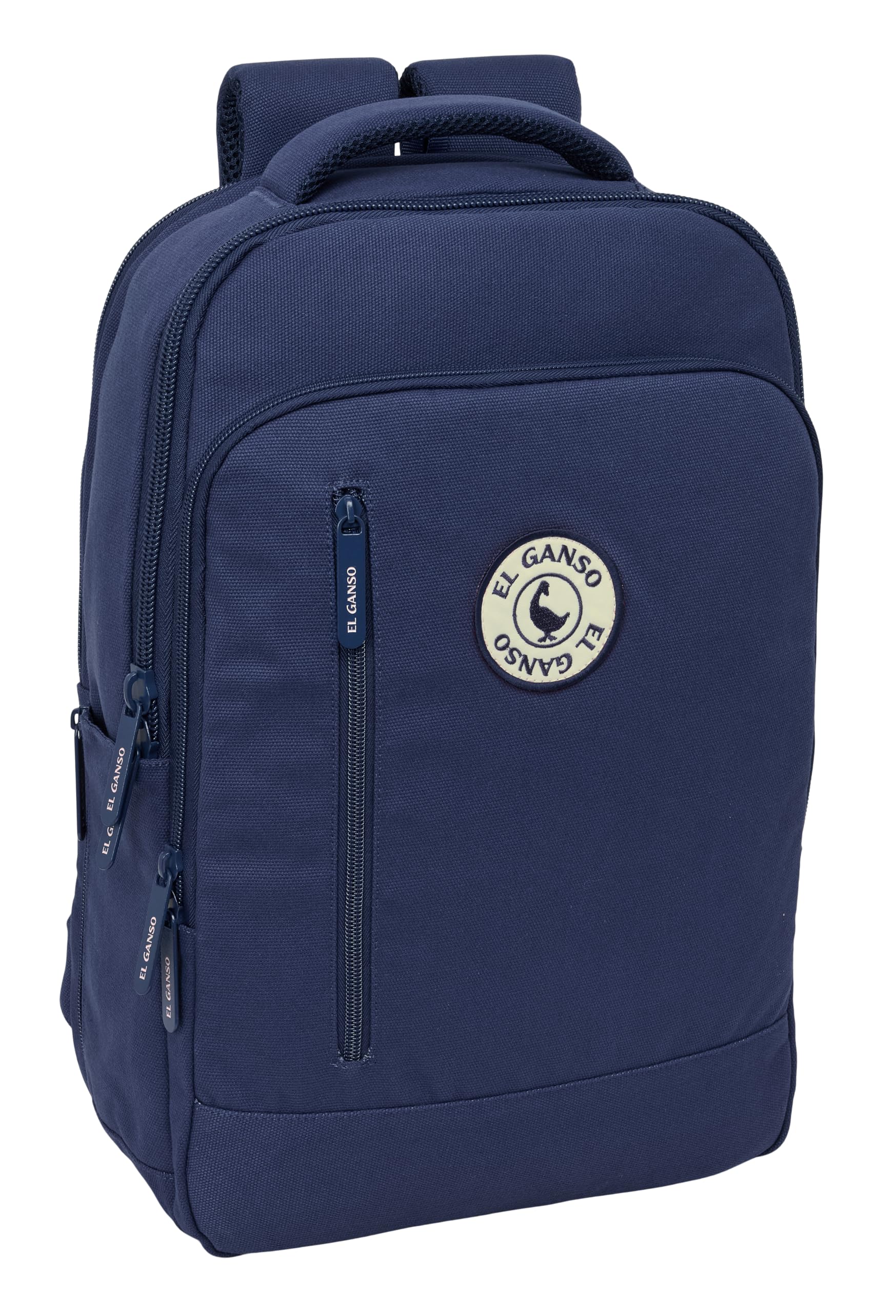 EL GANSO JEANS - Mochila para Portátil 15.6" con Bolsillo para Tablet y Conector USB, Ideal para Jóvenes de Diferentes Edades, Cómoda y Versátil, Calidad y Resistencia, 29x15x44 cm