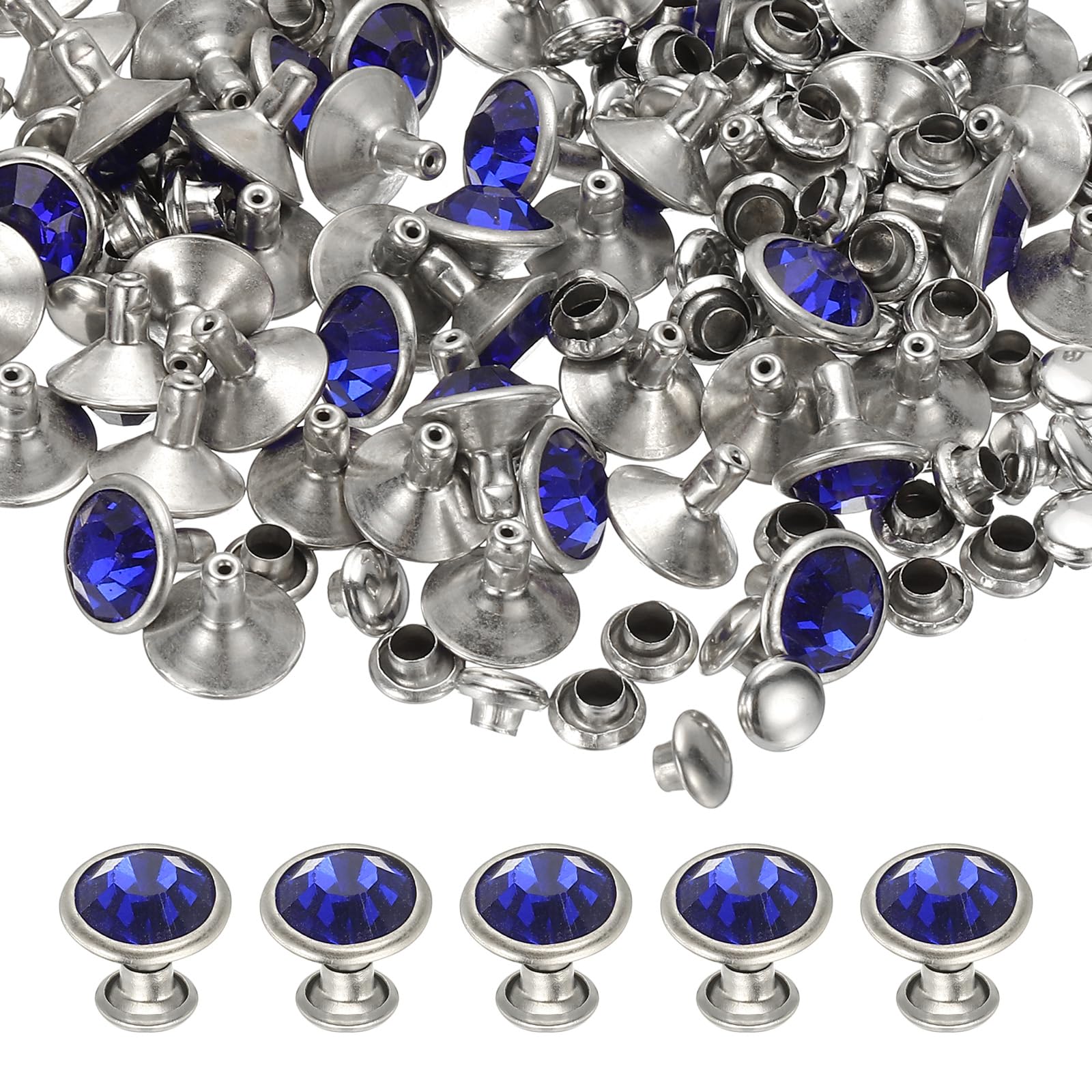 PATIKIL 10mm Leather Rivets