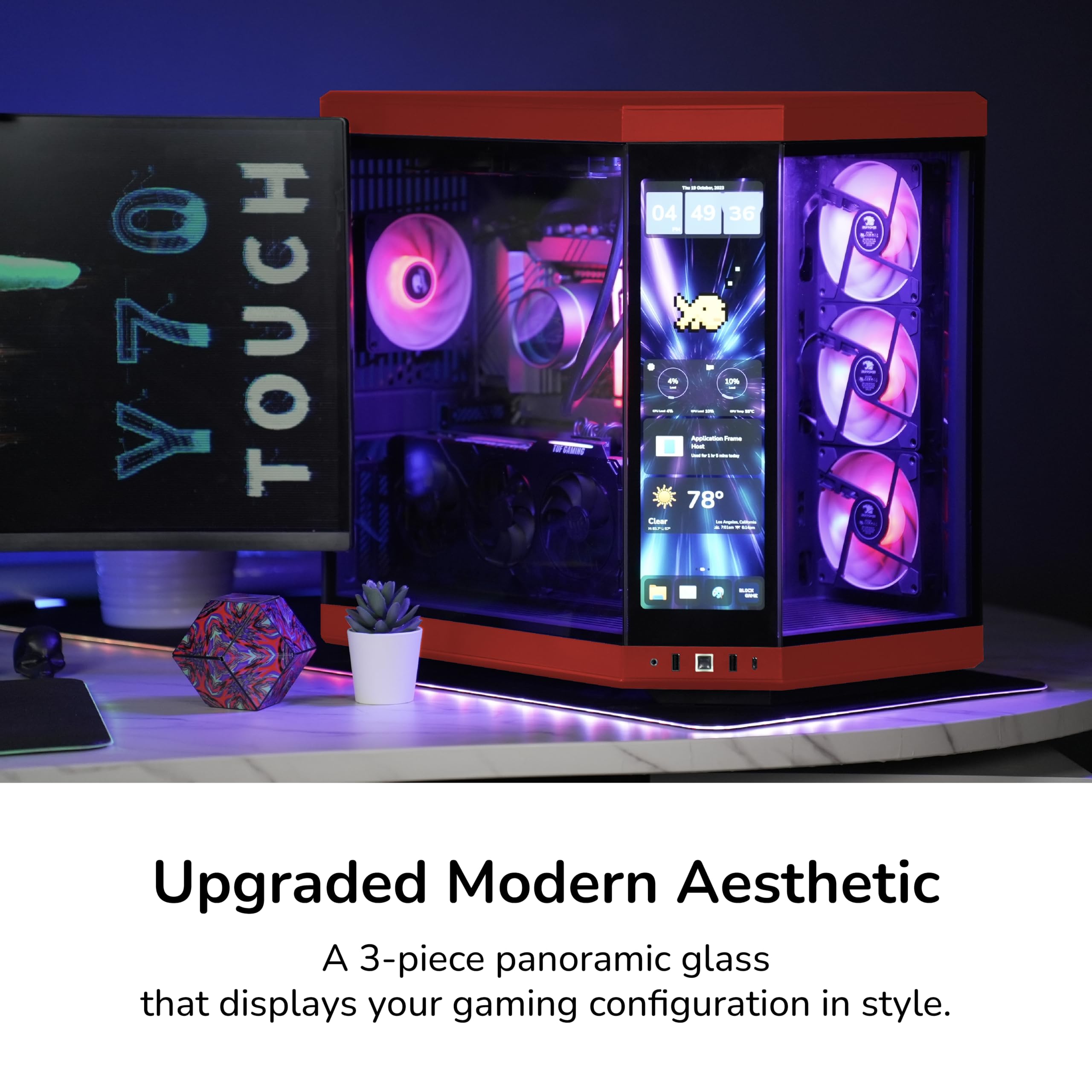Amazon.com: HYTE Y70 Touch Infinite Modern Aesthetic Gaming PC