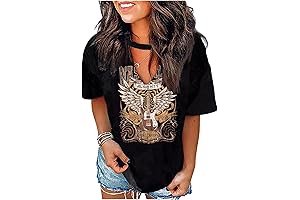 Trendy V Neck Southern Shirts for Women