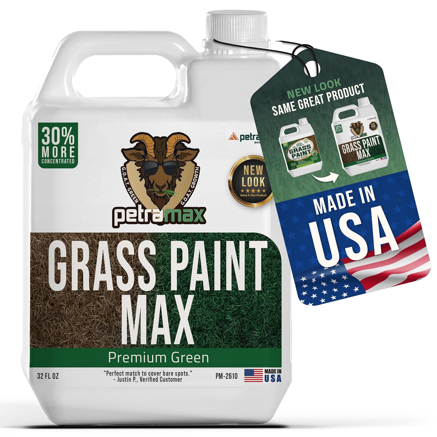 PetraTools Grass Paint Max Strength, Green Grass Lawn Spray for Dead