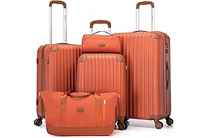 5-Piece Suitcase Luggage Set with TSA Lock