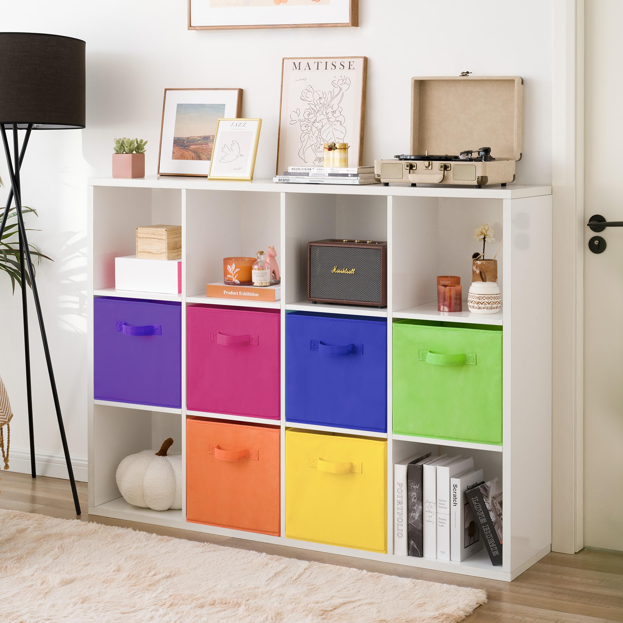 Amazon.co.jp: GRANNY SAYS 13インチ キューブストレージビン カラフル