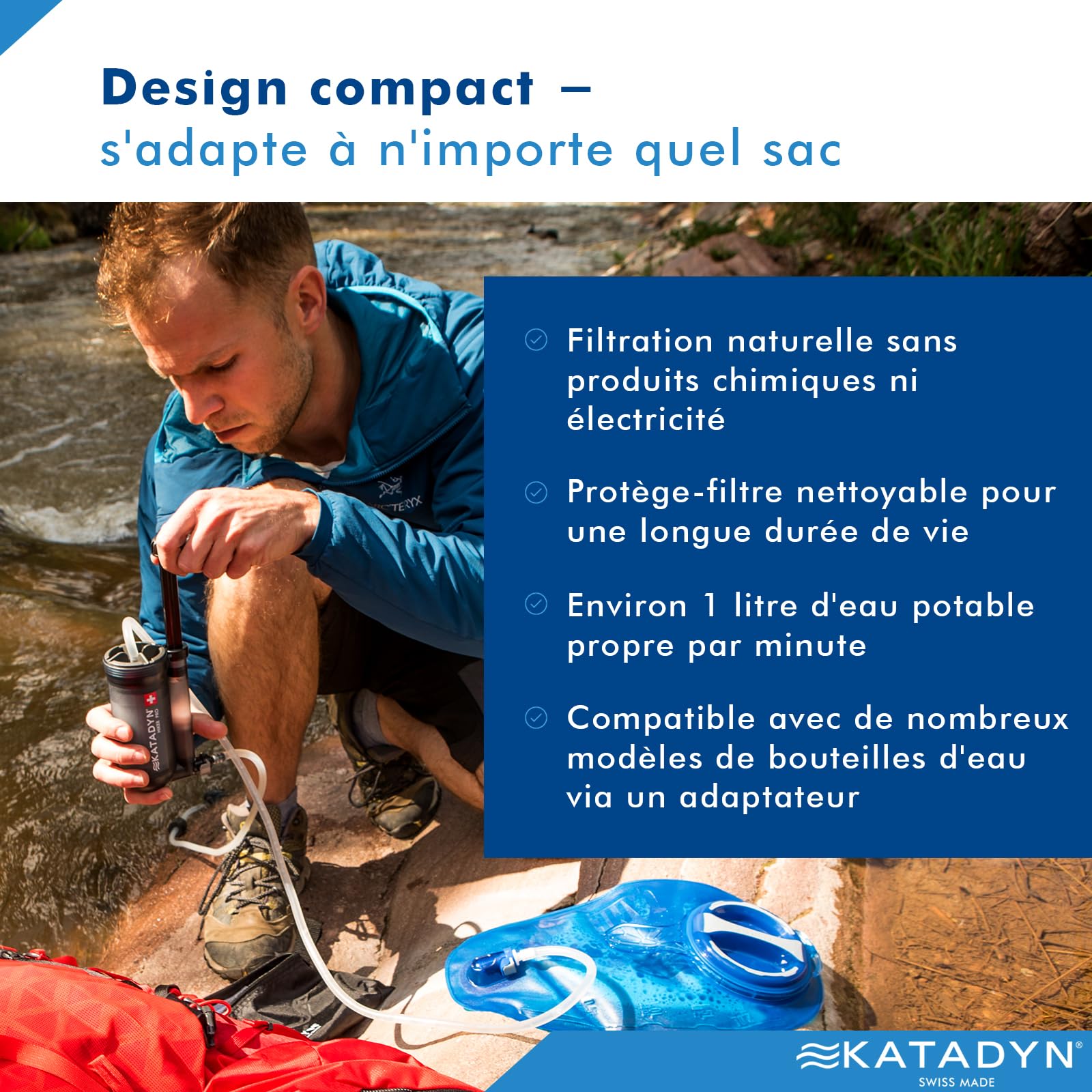 Katadyn Hiker Pro Transparent Filtre à Eau