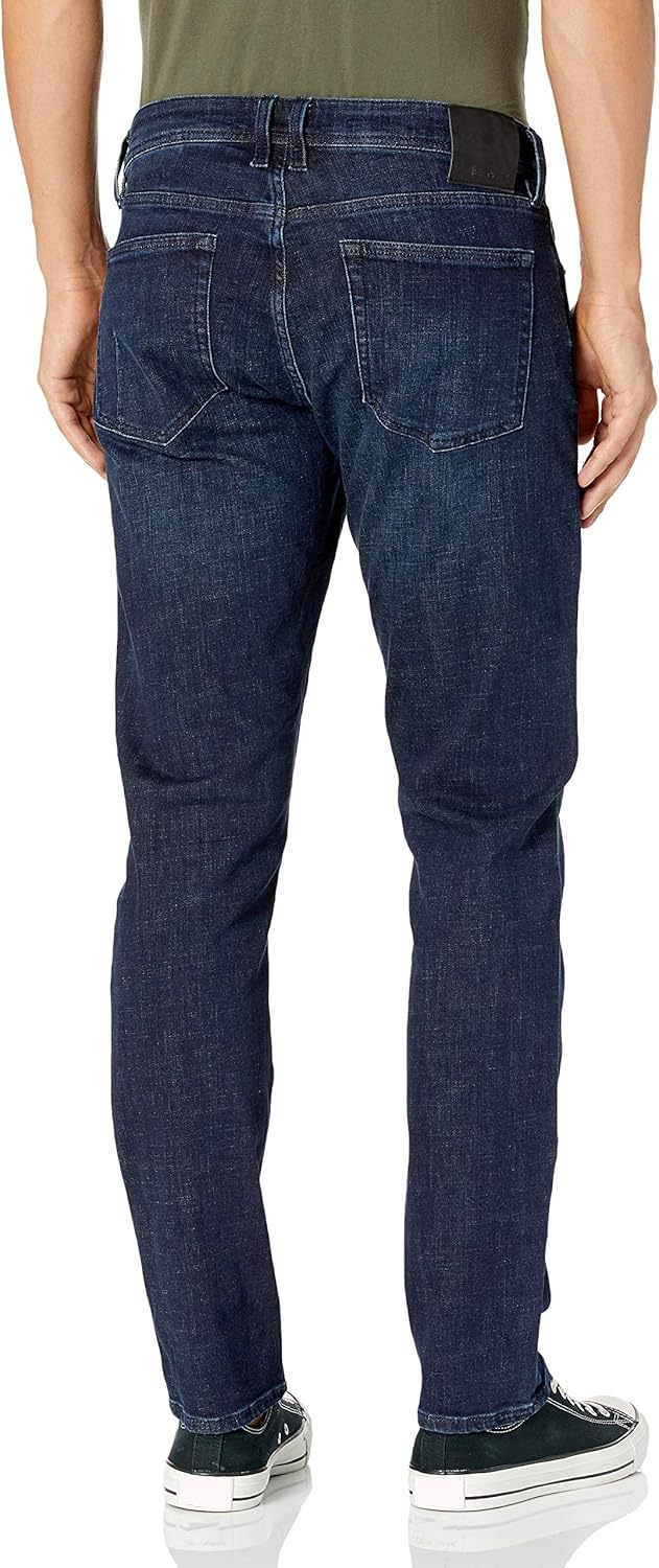 [BLANKNYC] Men's Slim Fit Flat Front Tapered Jean with a Basic 5-Pocket Detail