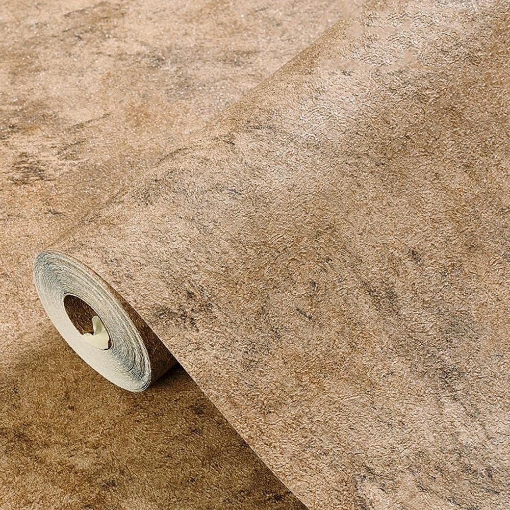 Papier peint diatomée couleur solide gris effet de matière haut de gamme 9.5m
