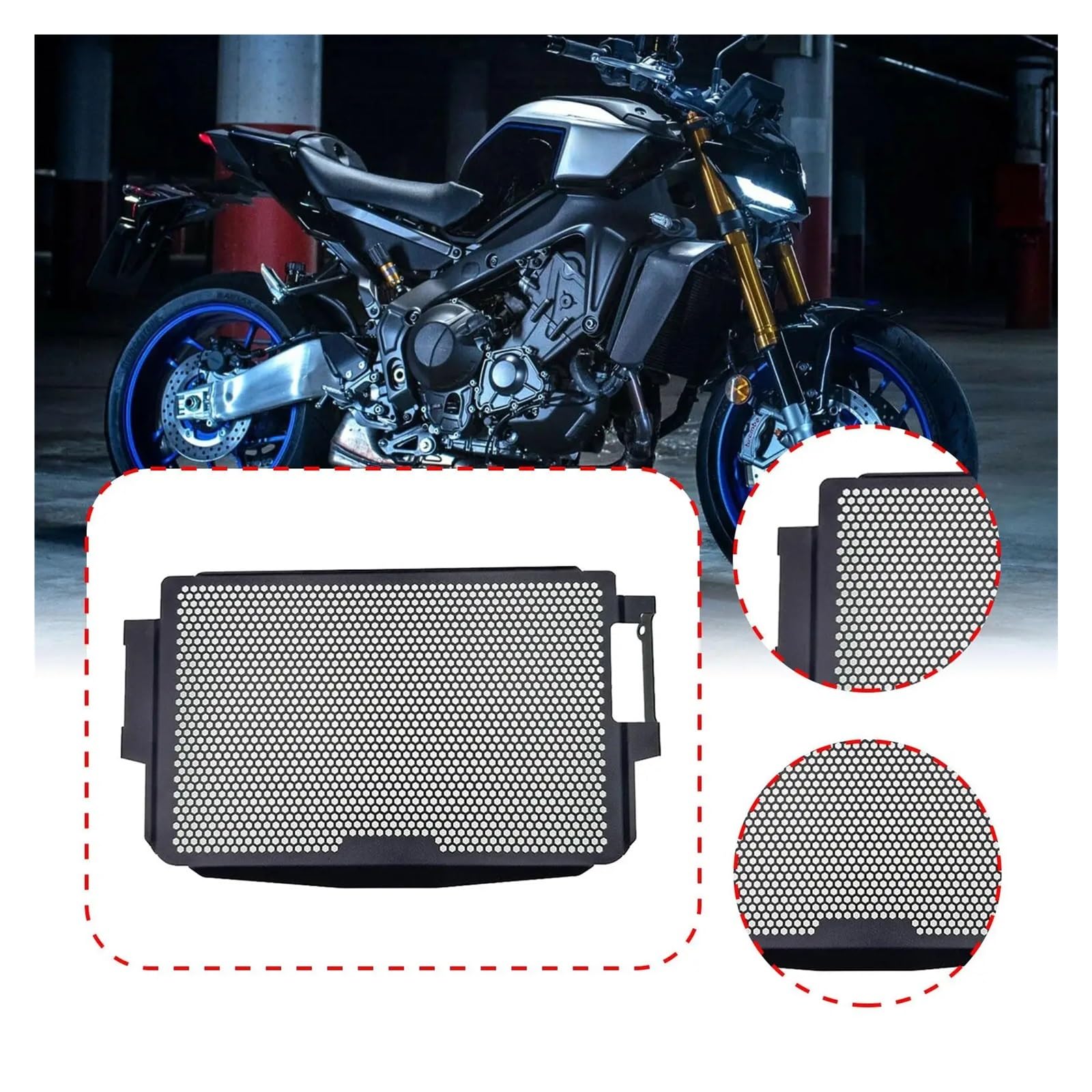 Moto Griglia Radiatore Copertura Copertura Protettiva Per Griglia Radiatore Moto Accessorio Rete Di Protezione Per Serbatoio Acqua Per Dissipazione Del Calore Olio