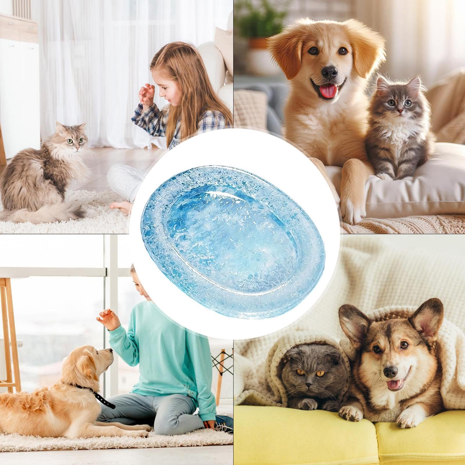 Tappetino Rinfrescante Animali Materassino Refrigerante Pieghevole E | Coperta Refrigerante Gatti Per Caldo Interno Esterno Viaggio Trasportino Spiaggia Cagnolino