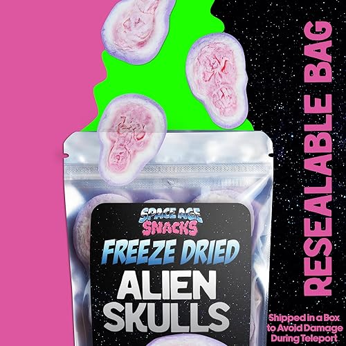 Miniatura 5 de Cerebros alienígenas liofilizados de alta calidad, dulces liofilizados crujientes y masticables enviados en caja de nave espacial para mayor