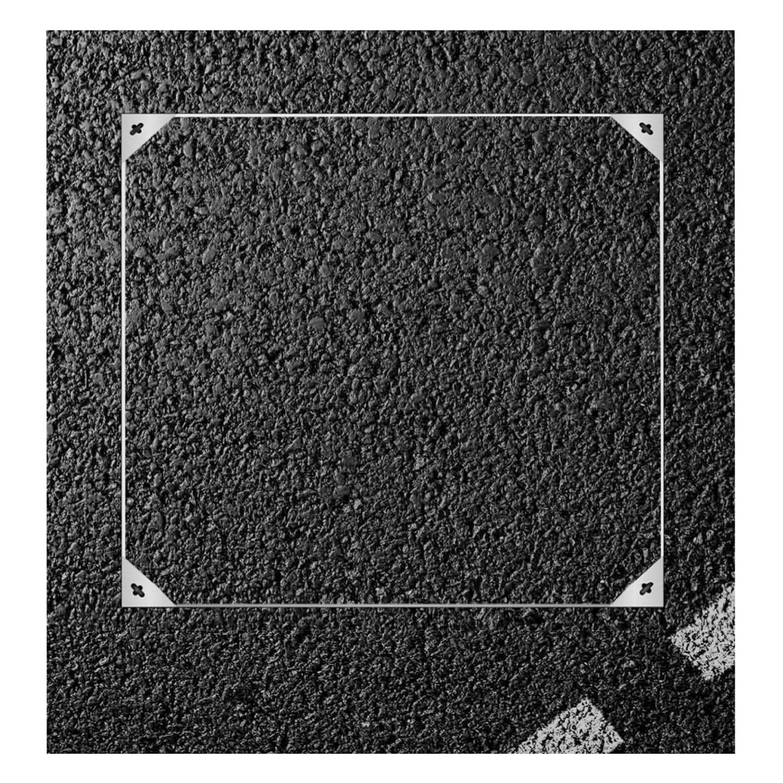 GBRSXYIP Invisible Stainless Steel Manhole Cover & Frame Weather-Resistant Recessed Outdoor Septic Tank Cover 100x100cm/39.3x39.3in Sleek Invisible Design for Gardens
