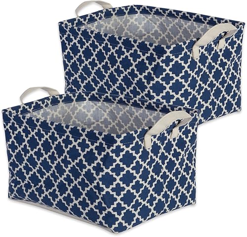 DII Canastos de lavandera de polister juego de 2