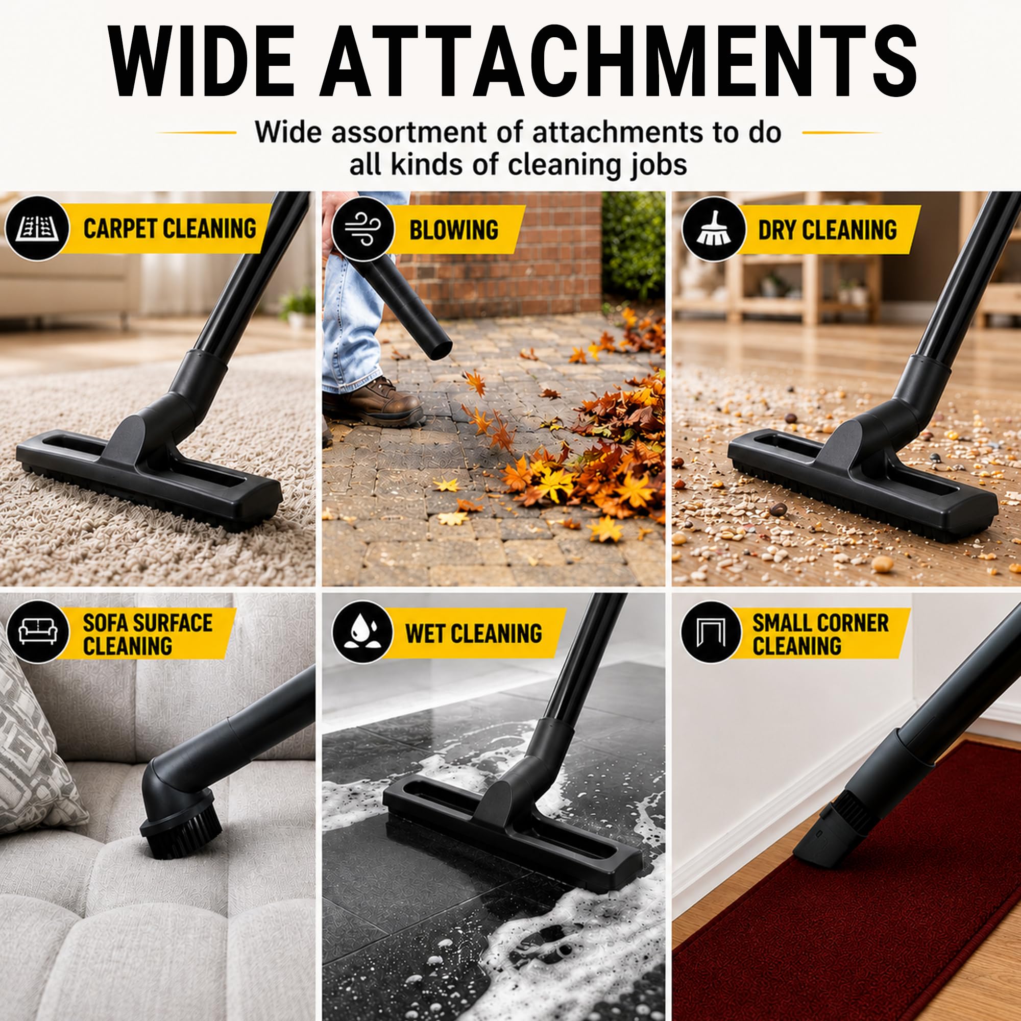 Inalsa Wet & Dry Vacuum - Powerful Cleaning! -4