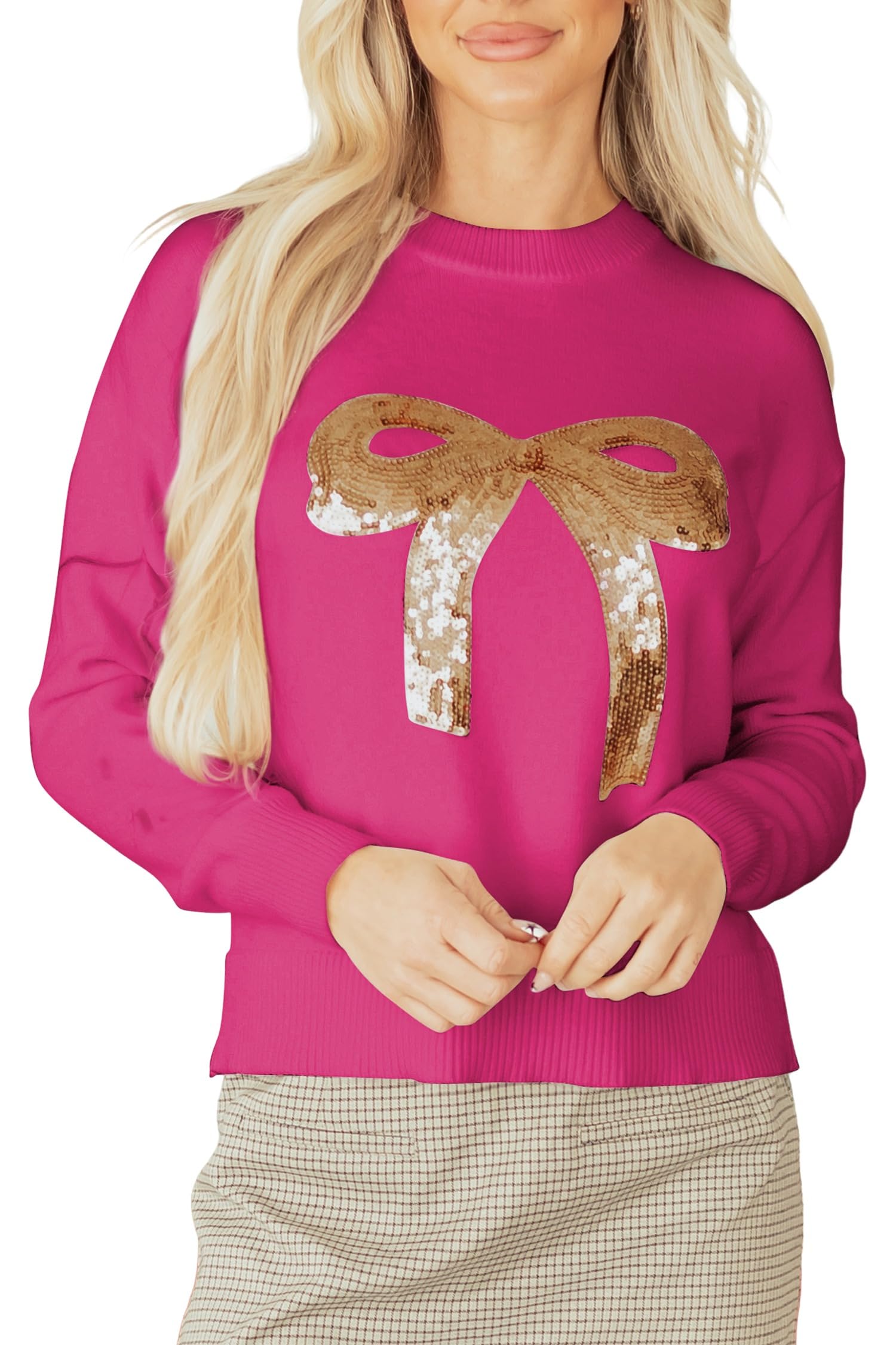 MARZXIN Women Sweater Merry Christmas Pullover Halloween Sweatshirts Tops